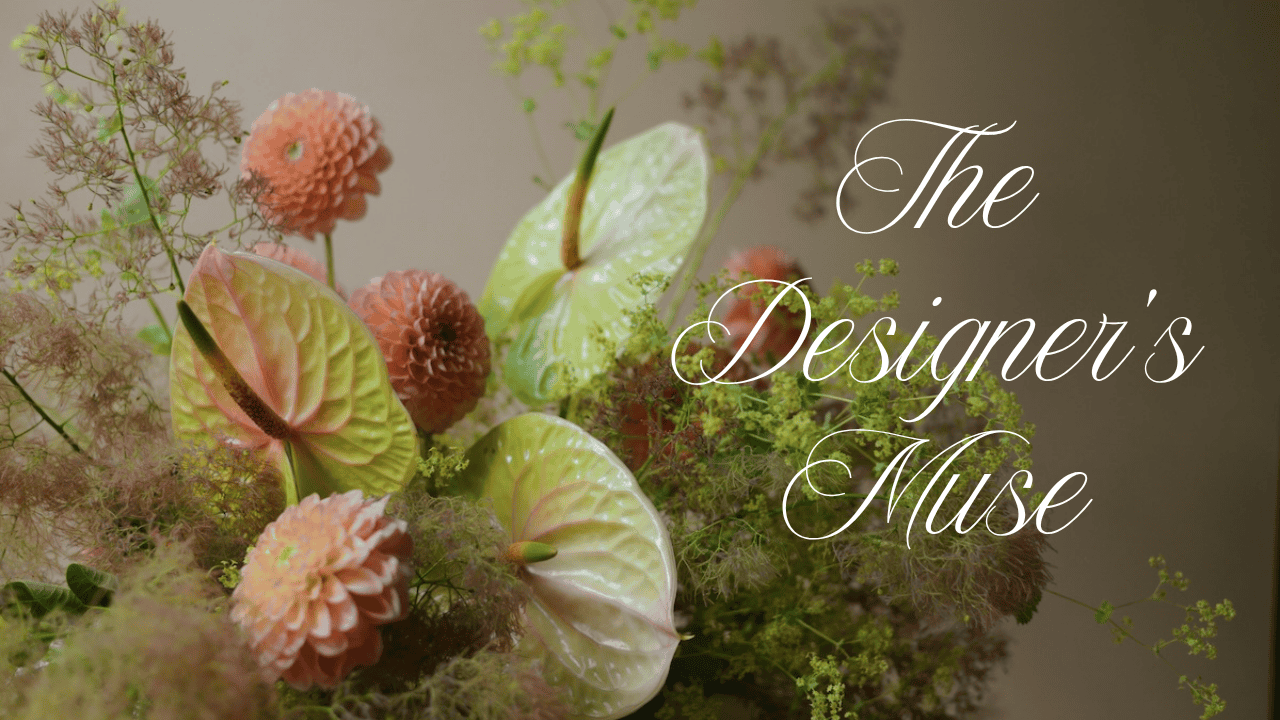 The Designer's Muse: Smokebush, Anthurium and a Study in Contrast